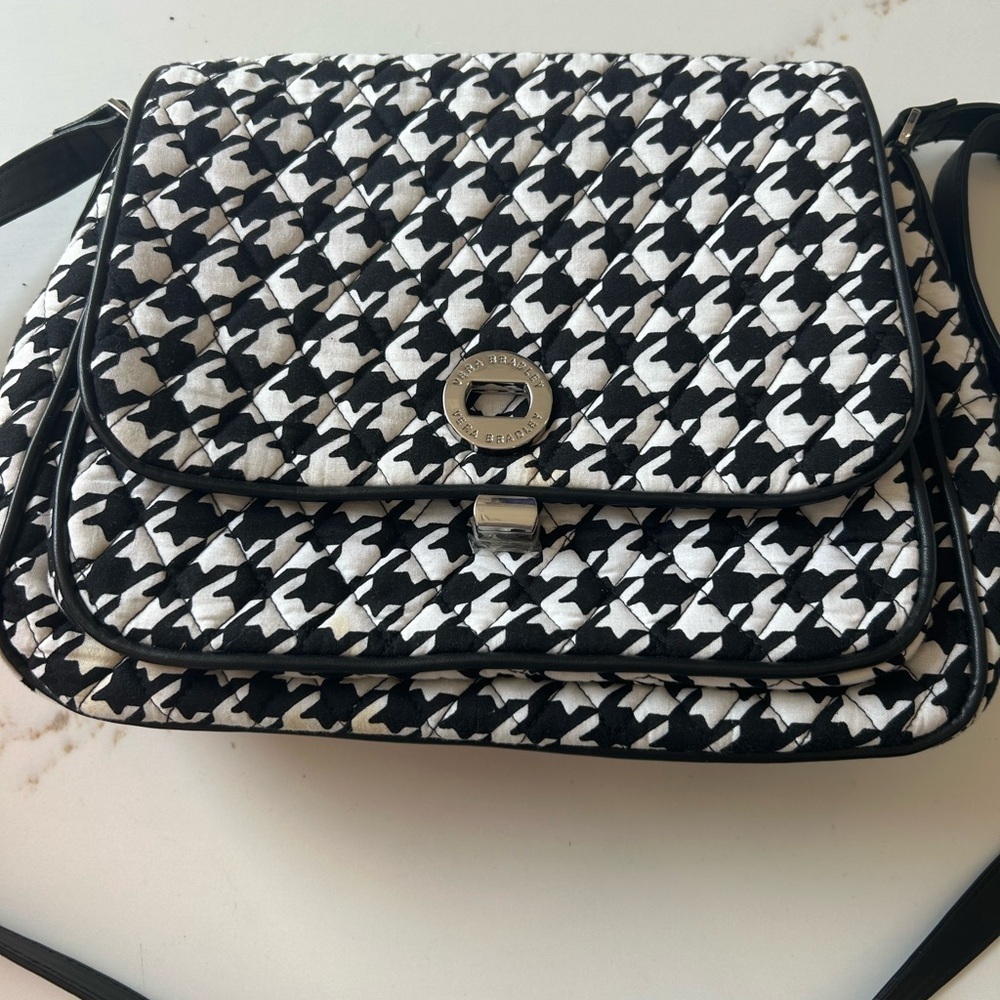 Vera Bradley houndstooth Black and White Women's Bag